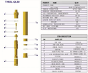 DTH HAMMER TH65L-QL60 QL  6" KQL60 API3 1/2"REG P  (D:148mm)