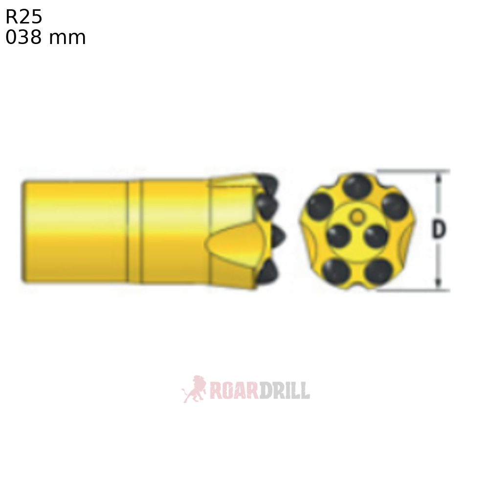 BIT R25 D:38mm Face:C, Botton: ( E5D8 +I2D7  SEMB)