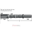 ROD (BARRA) GT60/MF 6095 (R60)  Acero sueco