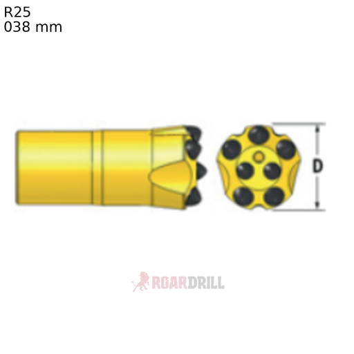 [11-1431-38R25-27-58-45-51 CL (138R2527/59-3)] BIT R25 D:38mm Face:C, Botton: ( E5D8 +I2D7  SEMB)