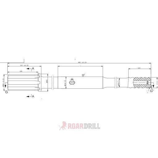 [13-4HD715Q-58T45-0885-23 CL] ADAPTER T45 HD715RP 58T45-0885-23